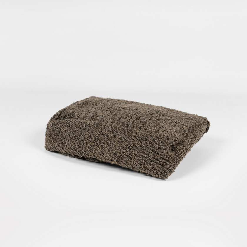 Boucle Luxury Pet Bed Spare Cover - Brown