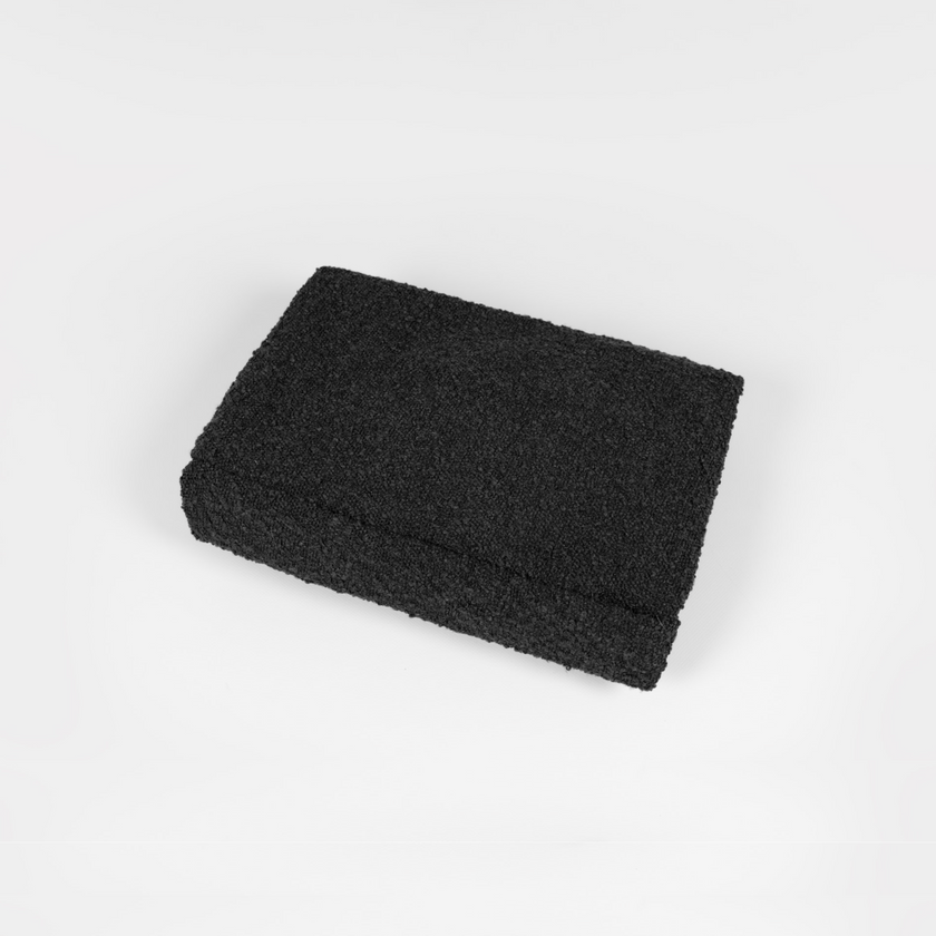 Boucle Luxury Pet Bed Spare Cover - Black