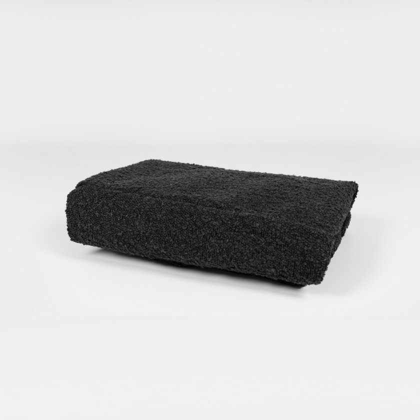 Boucle Luxury Pet Bed Spare Cover - Black