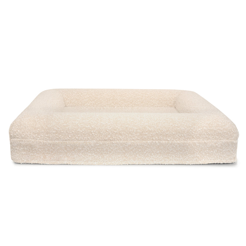 Boucle Luxury Pet Bed - Ivory