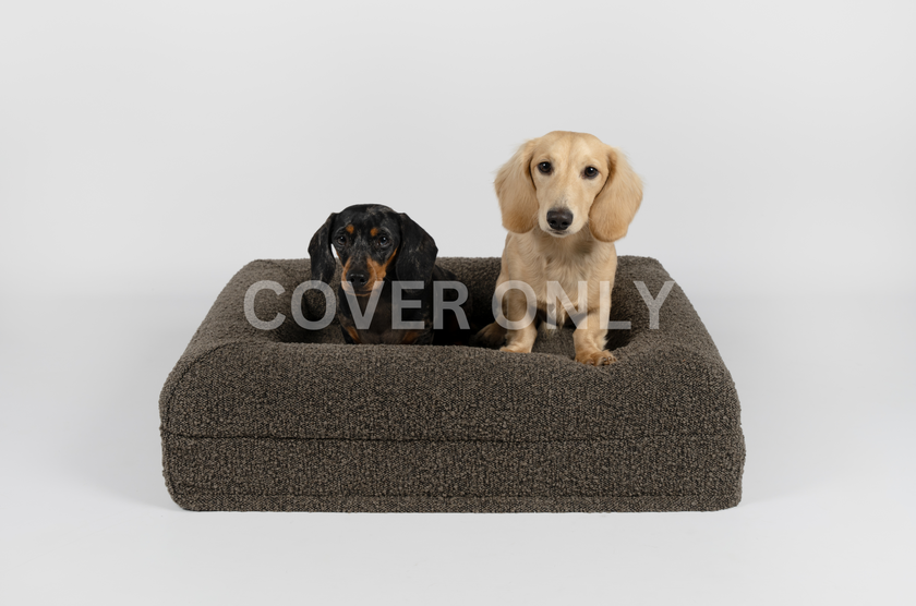 Boucle Luxury Pet Bed Spare Cover - Brown