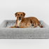 Boucle Luxury Pet Bed Spare Cover - Grey Speckle