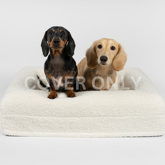 Boucle Luxury Pet Bed Spare Cover - Ivory