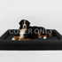 Boucle Luxury Pet Bed Spare Cover - Black