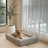 Boucle Luxury Pet Bed - Grey Speckle