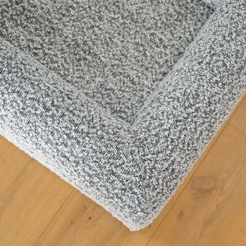 Boucle Luxury Pet Bed - Grey Speckle