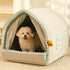 Haven Double Curtain Dog Bed