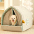 Haven Double Curtain Dog Bed