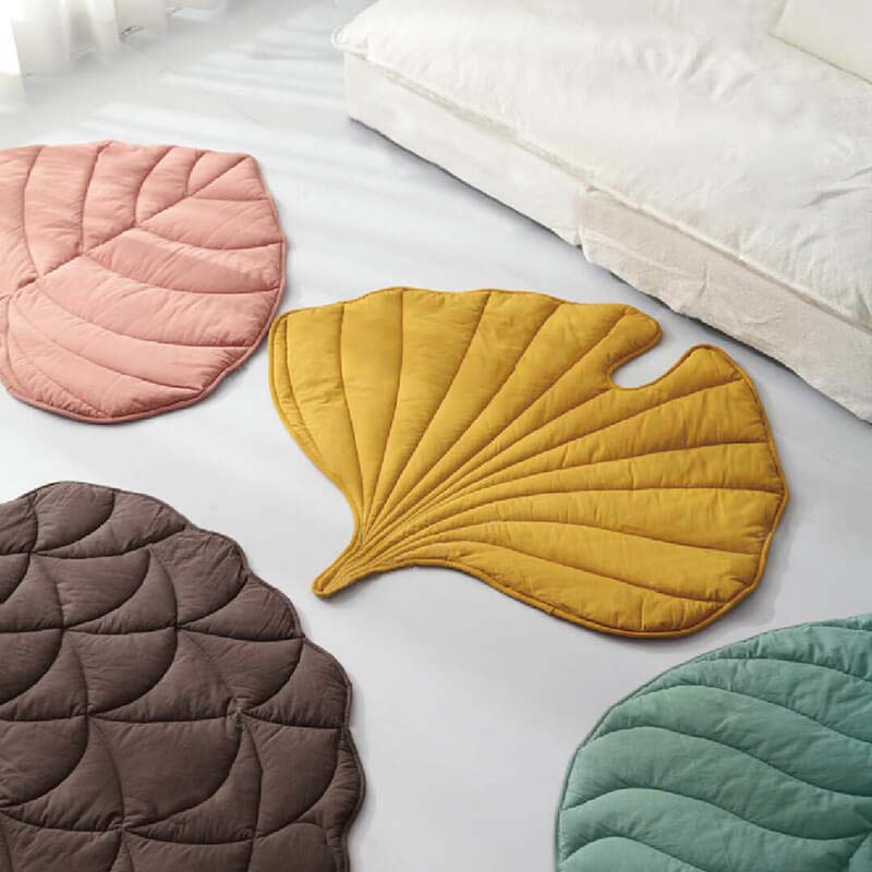 Eco-Chic Leaf Dog Blanket